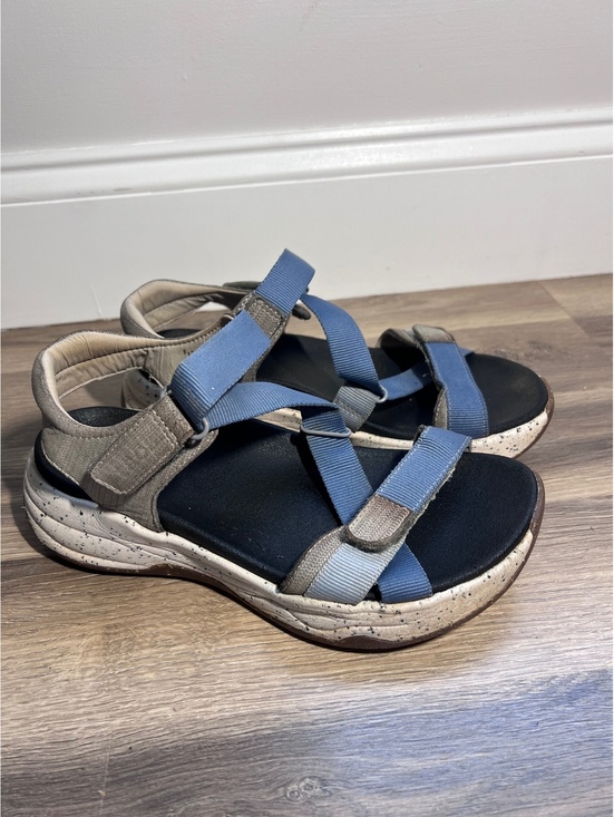 Shoes - Taos blue and gray sport sandals women's size 7